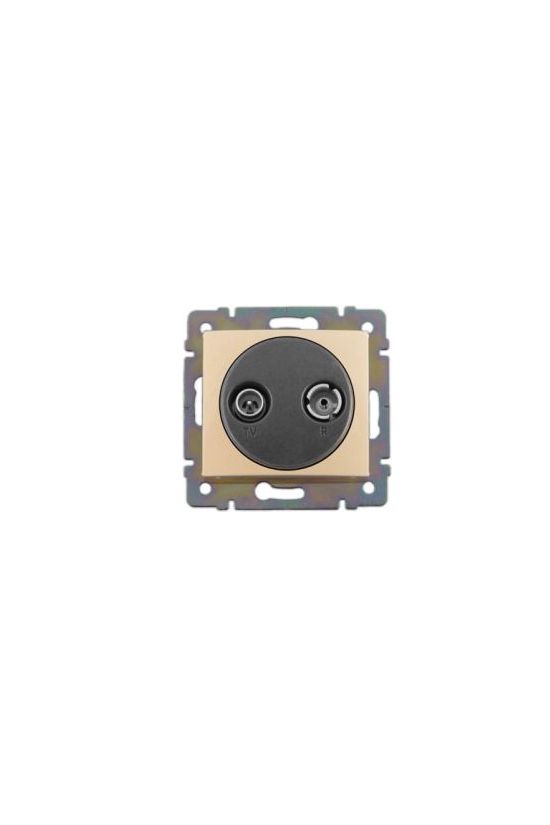 Valena antenna aljzat TV-R süllyesztett 2-kimenet átmenő 14dB/860MHz 1.5dB/860MHz/vonali elefántcsont LEGRAND - 774334