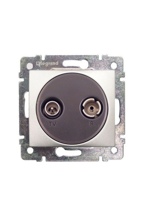 Valena antenna aljzat TV-R süllyesztett 2-kimenet MM-végzáró 10dB/860MHz LEGRAND - 770133