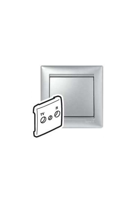 Valena fedlap TV-RD koax-antennadugaljhoz műanyag alumínium címketartó nélkül LEGRAND - 770142