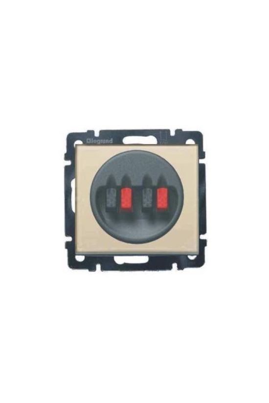 Valena hangszóró csatlakozó betét közp. fedéllel sztereó műanyag elefántcsont címketartó nélkül LEGRAND - 774324