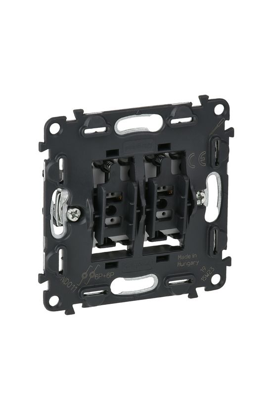 Valena InMatic N106+6 nyomó betét 2- billentyűs 2v IP20 süllyesztett dmax. műanyag LEGRAND - 752018