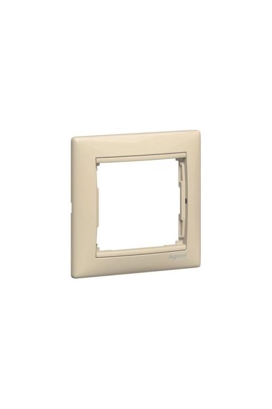 Valena keret 1-es elefántcsont vízszintes műanyag LEGRAND - 774351