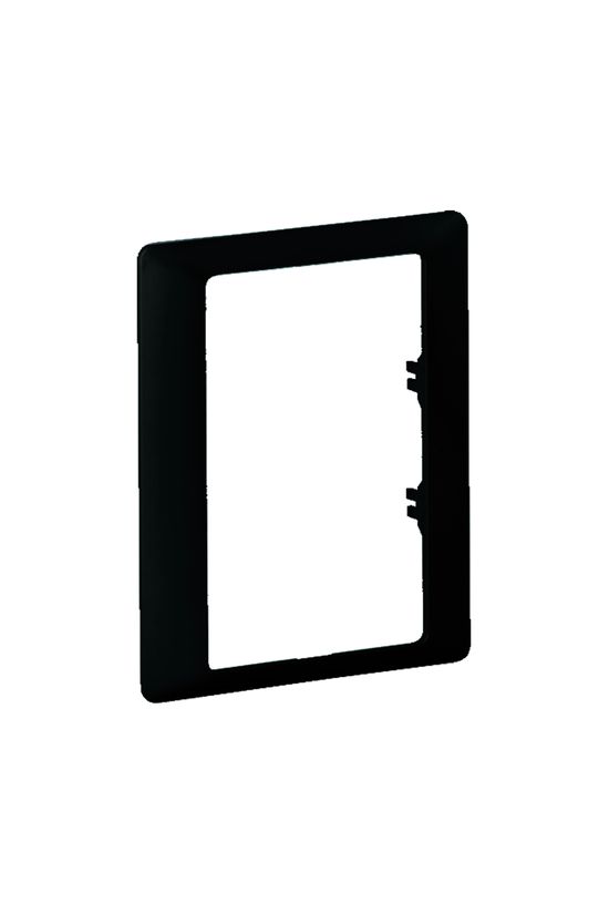 Valena Life 1-keret 2x2P+F (162/2) csatlakozóaljzathoz, fekete - 754261