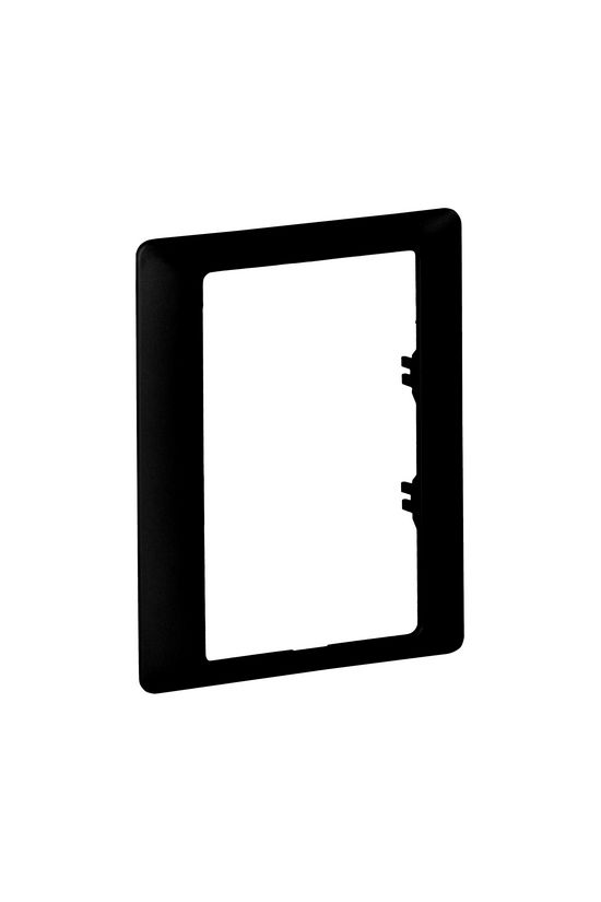 Valena Life 1-keret 2x2P+F (162/2) csatlakozóaljzathoz, fekete - 754261