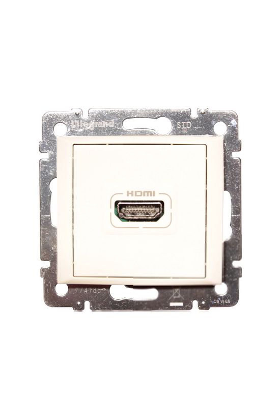 Valena médiacsatlakozó betét közp. fedéllel HDMI krém címketartóval elefántcsont LEGRAND - 774185