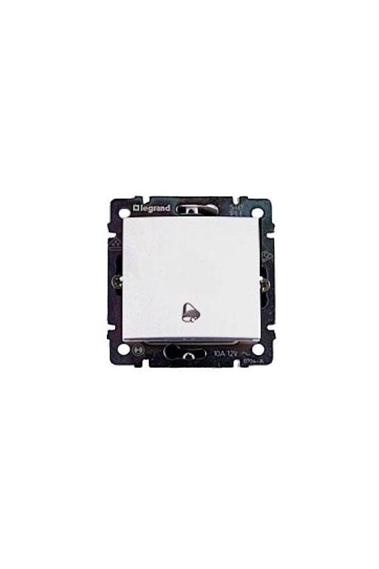 Valena N101 csengőnyomó betét közp. fedéllel 1- billentyűs 1z fehér csengő IP31 műanyag LEGRAND - 774216