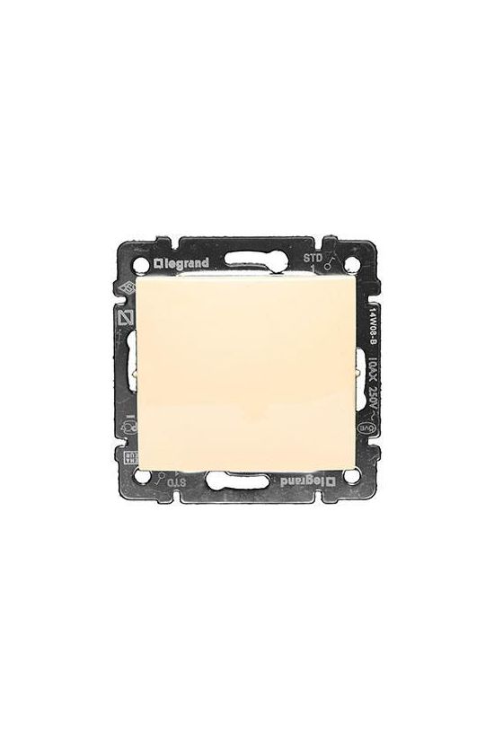 Valena N101 nyomó betét közp. fedéllel 1- billentyűs 1z elefántcsont IP31 süllyesztett dmax. LEGRAND - 774311