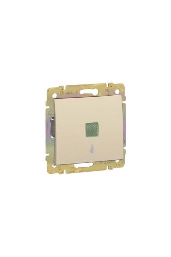 Valena N101 nyomó betét közp. fedéllel 1-billentyűs 1z elefántcsont lámpajel IP31 jelzőfény LEGRAND - 774313