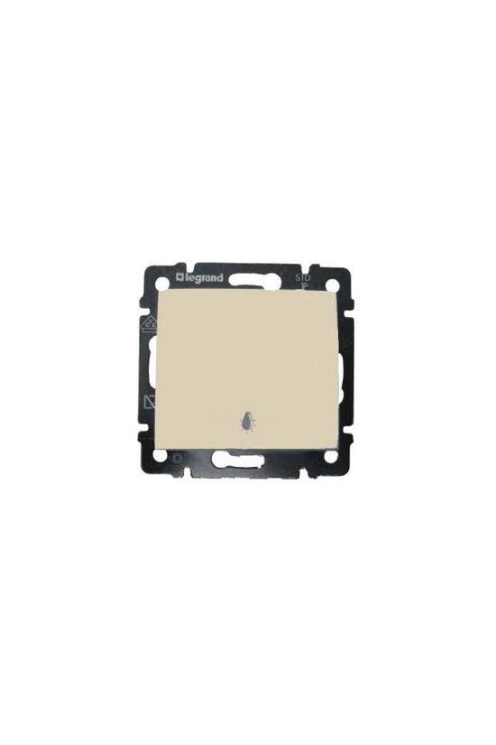 Valena N101 nyomó betét közp. fedéllel 1- billentyűs 1z elefántcsont lámpa IP31 LEGRAND - 774312