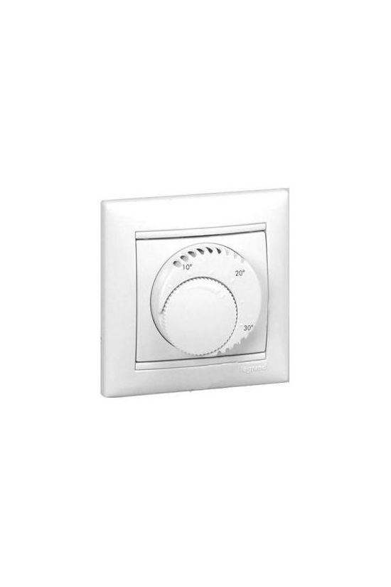 Valena szobatermosztát analóg padlófűtéshez központi fedlap 0-40°C 16A 230V süllyesztett LEGRAND - 770091