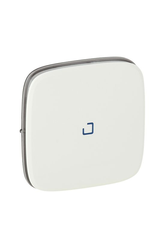 ValenaAllure billentyű egypólusú kapcsolóhoz egyes kapcs/nyg.-hoz fehér üres-jel IP20 LEGRAND - 755085