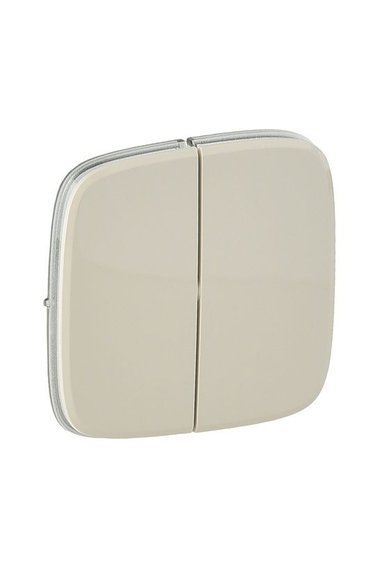 ValenaAllure billentyű kettős kapcs/nyg.-hoz bézs üres-jel IP20 műanyag fényes LEGRAND - 755026