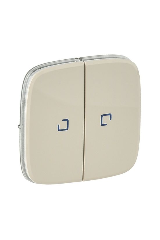 ValenaAllure billentyű kettős kapcs/nyg.-hoz bézs üres-jel jelzőfényes IP20 műanyag LEGRAND - 755226