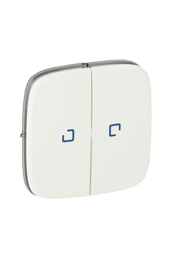 ValenaAllure billentyű kettős kapcs/nyg.-hoz fehér üres-jel jelzőfényes IP20 műanyag LEGRAND - 755225