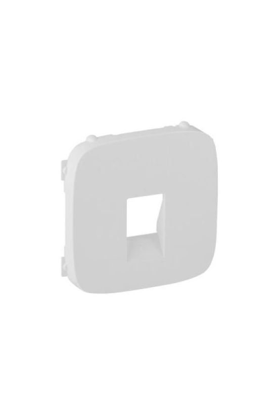 ValenaAllure fedlap monó hangszórócsatlakozóhoz műanyag fehér címketartó nélkül LEGRAND - 755365