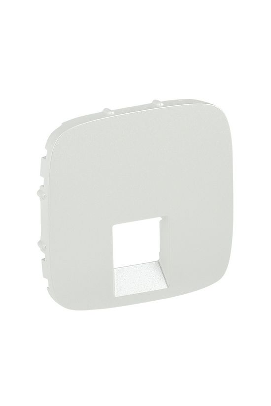 ValenaAllure fedlap RJ45/RJ11 adatcsatlakozóhoz műanyag címketartó nélkül gyöngyház LEGRAND - 755419