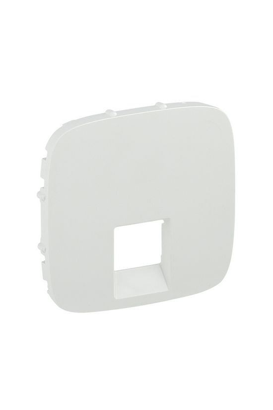 ValenaAllure fedlap RJ45/RJ11 adatcsatlakozóhoz műanyag fehér címketartó nélkül LEGRAND - 755415