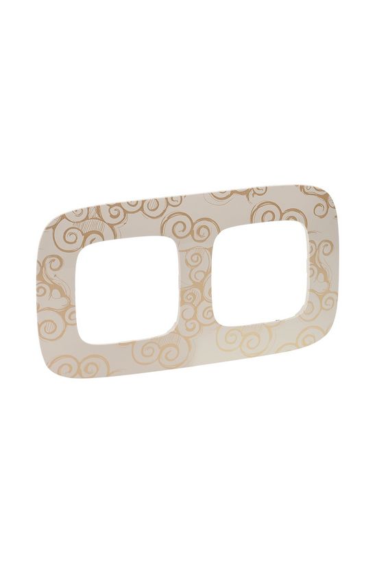 ValenaAllure keret 2-es arany dekor vízszintes és függőleges műanyag LEGRAND - 754352