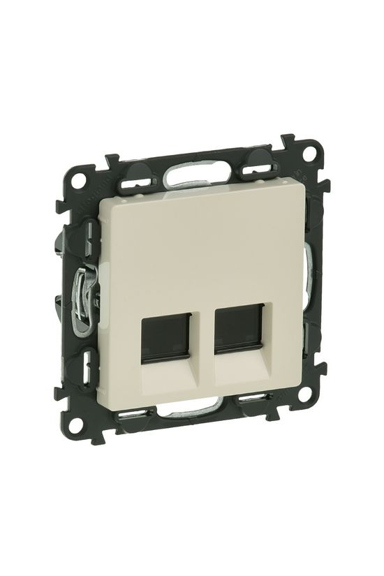 ValenaLife adatcsatlakozó dugalj FTP RJ45 8(8) Cat5e krém csavaros LEGRAND - 753254