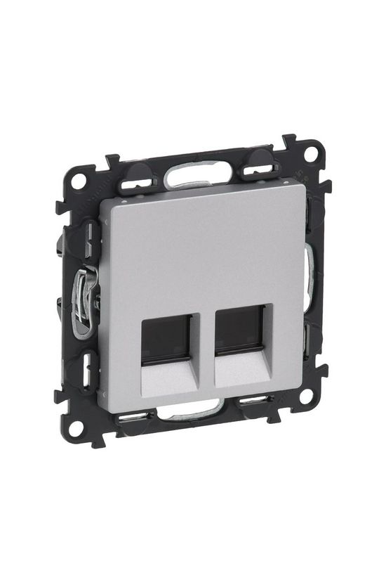 ValenaLife adatcsatlakozó dugalj STP RJ45 8(8) Cat6A(IEC) alumínium csavaros LEGRAND - 753349