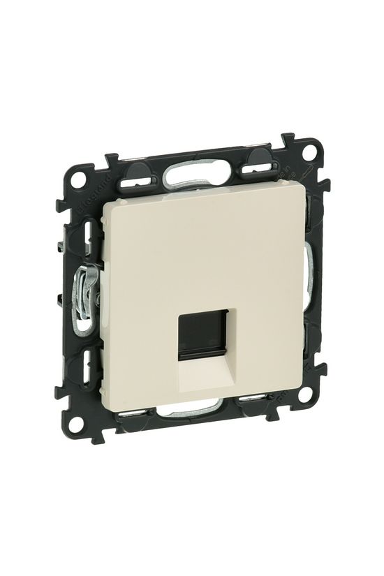 ValenaLife adatcsatlakozó dugalj STP RJ45 8(8) Cat6A(IEC) krém csavaros LEGRAND - 753248