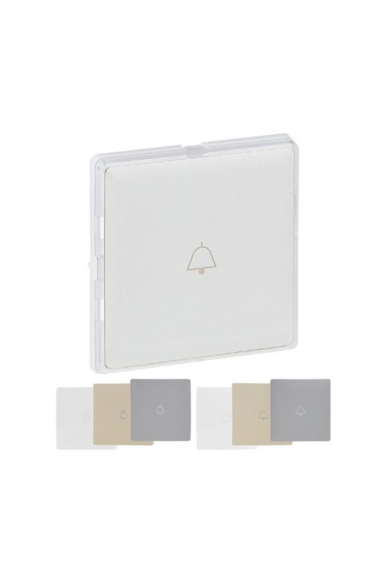 ValenaLife billentyű átlátszó címketartós fehér/bézs/alumínium egyes kapcs/nyg.-hoz IP20 LEGRAND - 755110