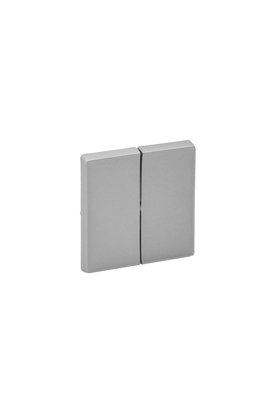 ValenaLife billentyű kettős kapcs/nyg.-hoz alumínium üres-jel IP20 műanyag fényes LEGRAND - 755022