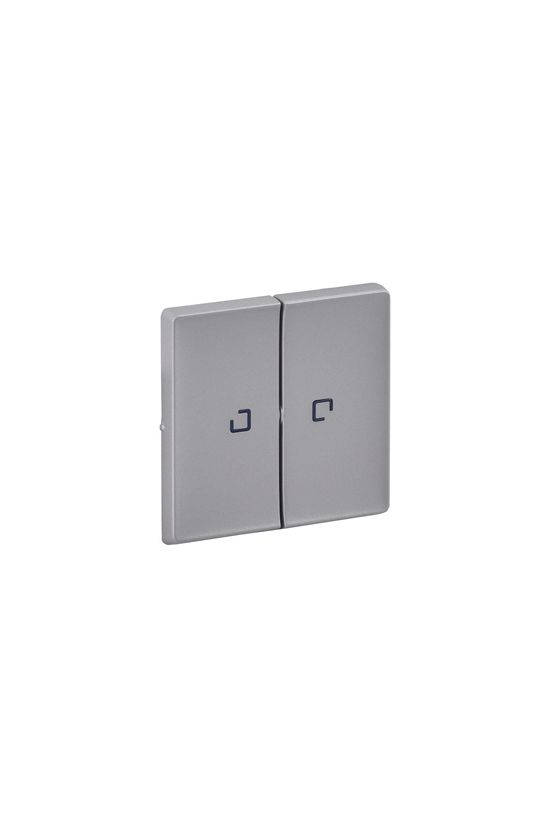 ValenaLife billentyű kettős kapcs/nyg.-hoz alumínium üres-jel  jelzőfényes IP20 műanyag LEGRAND - 755222