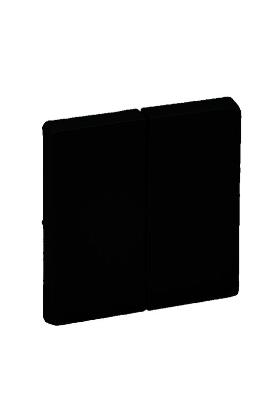 ValenaLife billentyű kettős kapcs/nyg.-hoz fekete üres-jel IP20 műanyag matt bepattintás LEGRAND - 756022