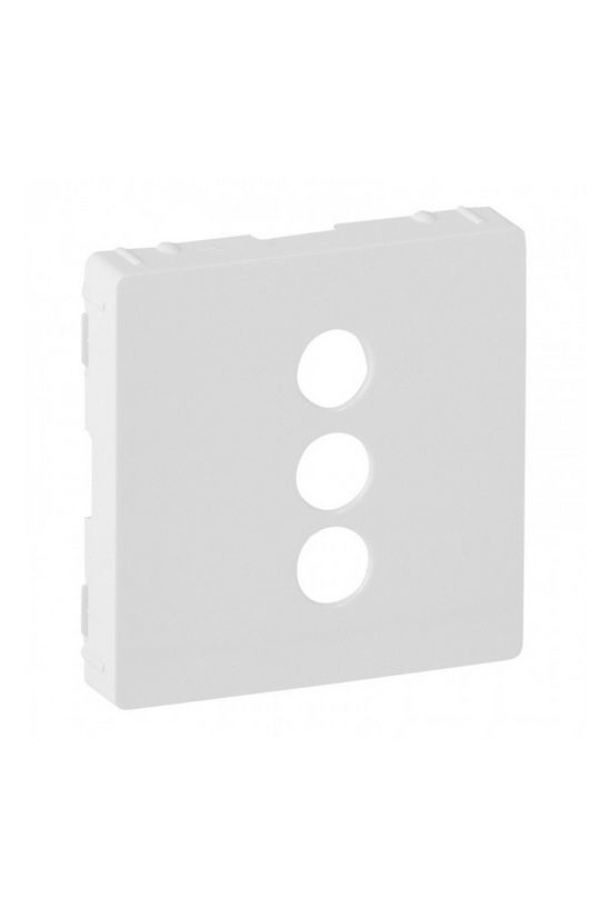 ValenaLife fedlap 3xRCA csatlakozóhoz műanyag fehér LEGRAND - 754720