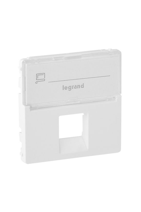 ValenaLife fedlap RJ45 adatcsatlakozóhoz műanyag fehér címketartóval LEGRAND - 755470