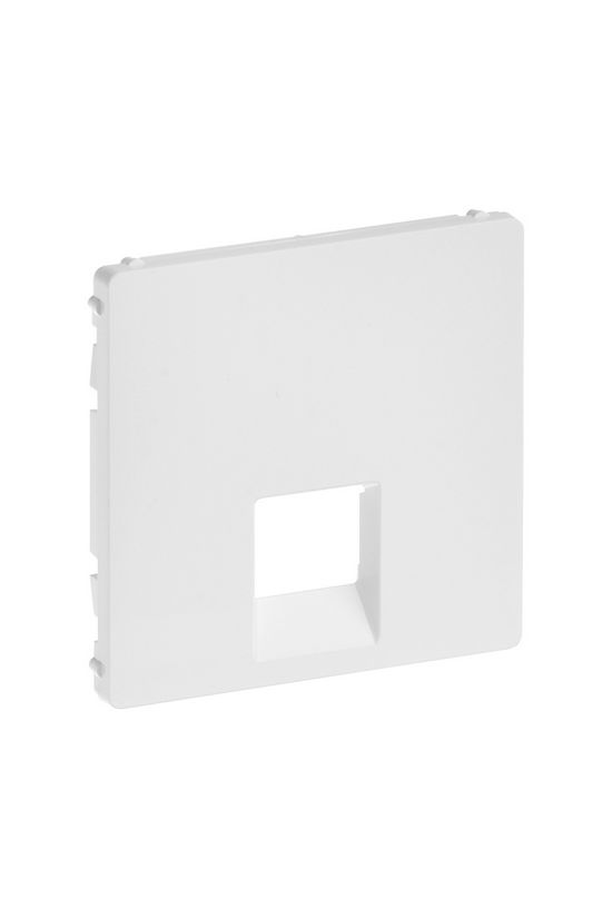 ValenaLife fedlap RJ45/RJ11 adatcsatlakozóhoz műanyag fehér címketartó nélkül LEGRAND - 755410