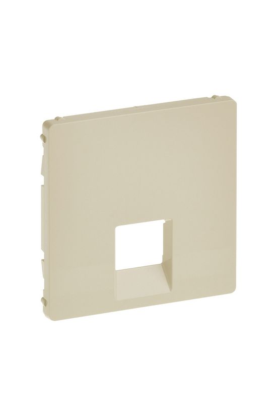 ValenaLife fedlap RJ45/RJ11 adatcsatlakozóhoz műanyag krém címketartó nélkül LEGRAND - 755411