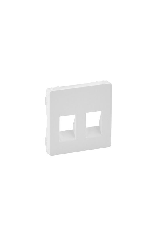 ValenaLife fedlap sztereó hangszórócsatlakozóhoz műanyag fehér címketartó nélkül LEGRAND - 755370