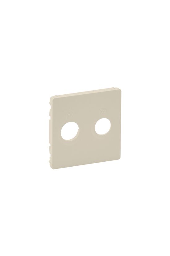 ValenaLife fedlap TV/SAT központi fedlap fali aljzat bézs üres-jel IP20 műanyag fényes LEGRAND - 754821