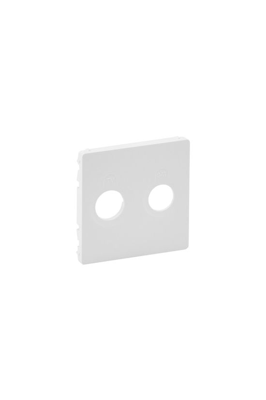 ValenaLife fedlap TV/SAT központi fedlap fali aljzat fehér üres-jel IP20 műanyag fényes LEGRAND - 754820