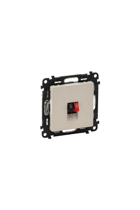 ValenaLife hangszóró csatlakozó betét közp. fedéllel monó műanyag krém címketartó nélkül LEGRAND - 753272