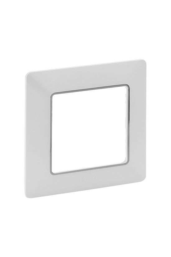 ValenaLife keret 1-es fehér/króm vízszintes és függőleges műanyag LEGRAND - 754031