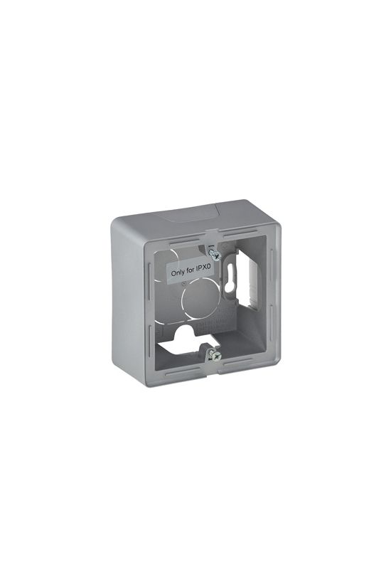 ValenaLife kiemelődoboz 1-es vízszintes és függőleges alumínium műanyag IP2X LEGRAND - 754211