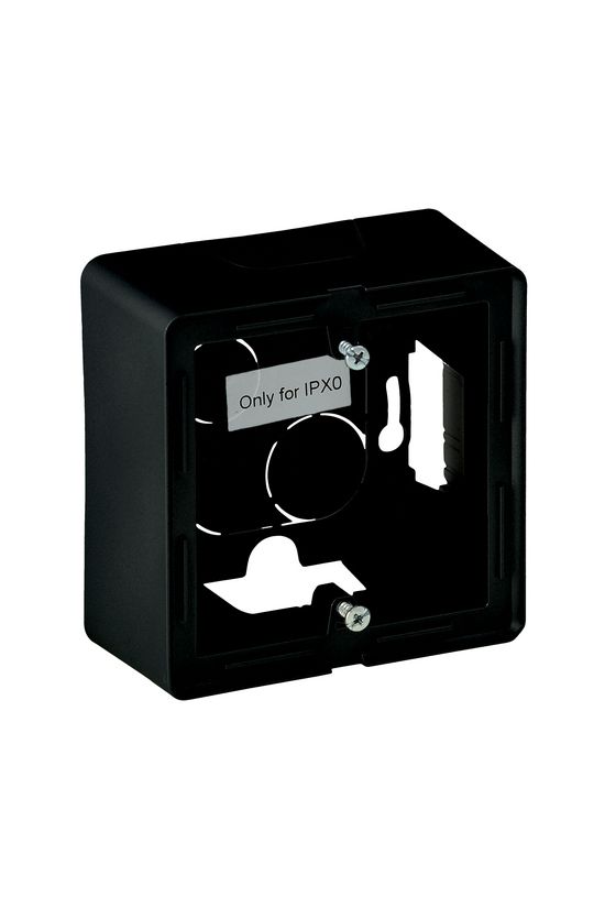 ValenaLife kiemelődoboz IPX0-hoz csavarokkal 1-es vízszintes és függőleges fekete műanyag LEGRAND - 754066