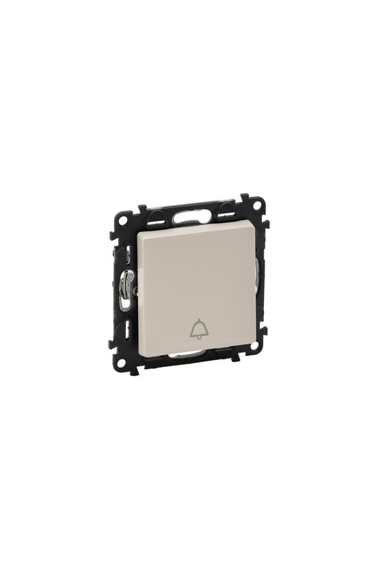 ValenaLife N106 csengőnyomó betét közp. fedéllel 1- billentyűs 1v bézs csengő IP20 LEGRAND - 752215