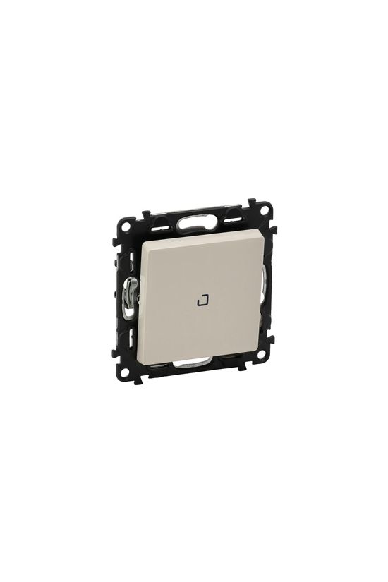 ValenaLife N106 nyomó betét közp. fedéllel 1- billentyűs 1v bézs IP20 jelzőfény műanyag LEGRAND - 752212