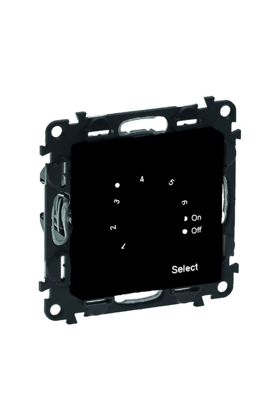 ValenaLife szobatermosztát padlófűtéshez központi fedlap 7-30°C 1z 16A 230V süllyesztett LEGRAND - 756334