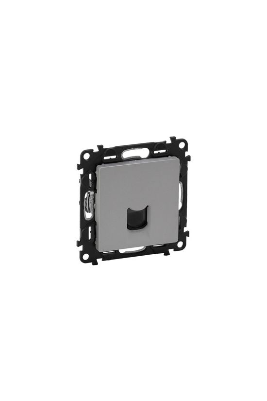 ValenaLife telefon csatlakozó betét közp. fedéllel RJ11 műanyag alumínium LEGRAND - 753338