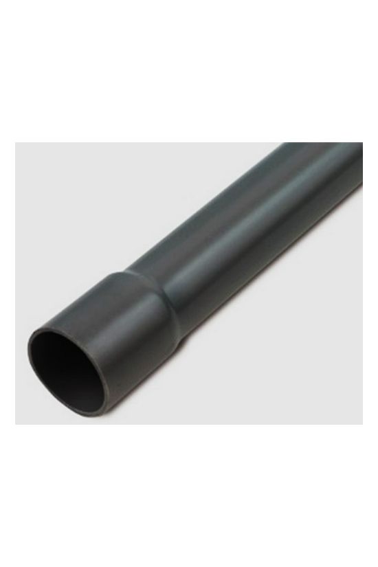 Vastagfalú (MÜI) védőcső tokozott 21/3m UV-álló 10 évig 63mm/ 56mm PVC UPRM Turbo 63 Dietzel - 108517