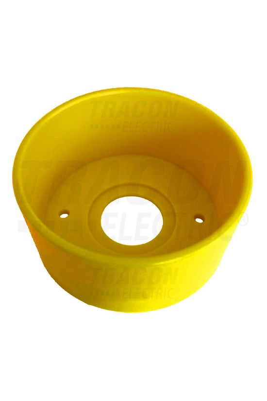 Védőgallér nyomógombhoz d60mm h30mmm sárga TRACON - NYG3-P60