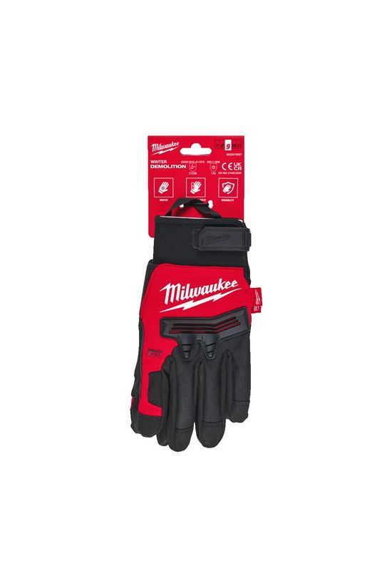 Védőkesztyű téli vízálló pár 5 ujjas 9/ L-méret piros Impact Milwaukee - 4932479567