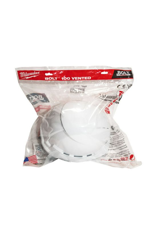 Védősisak szellőző sisakforma ABS 52-68mm fehér 440V-névleges Bolt100 Milwaukee - 4932478122