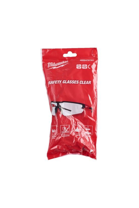 Védőszemüveg EN166 és EN170/172-ra bevizsgált víztiszta Milwaukee - 4932478763