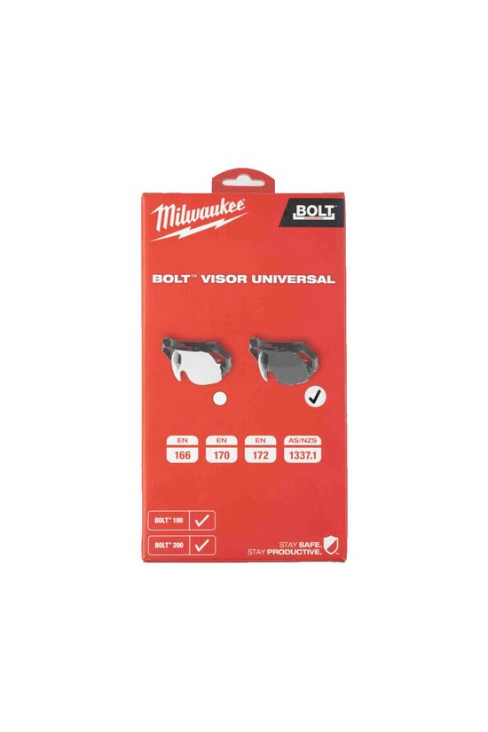 Védőszemüveg EN166 univerzális panoráma víztiszta polikarbonát Bolt Milwaukee - 4932479941